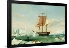 Dss 'Vincennes'-Captain Charles Wilkes-Framed Giclee Print