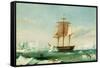 Dss 'Vincennes'-Captain Charles Wilkes-Framed Stretched Canvas