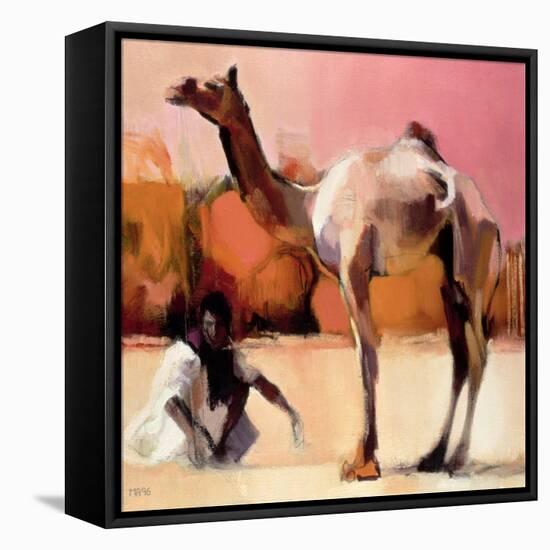 Dsu and Said, Rann of Kutch, 1996-Mark Adlington-Framed Stretched Canvas