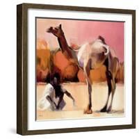 Dsu and Said, Rann of Kutch, 1996-Mark Adlington-Framed Giclee Print