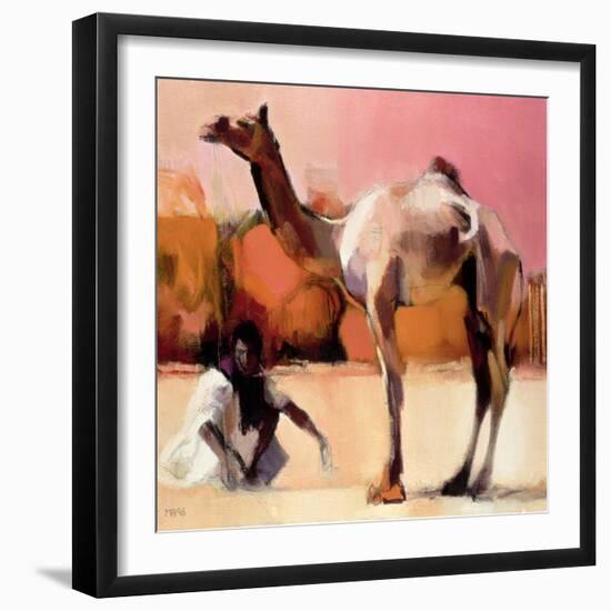 Dsu and Said, Rann of Kutch, 1996-Mark Adlington-Framed Giclee Print