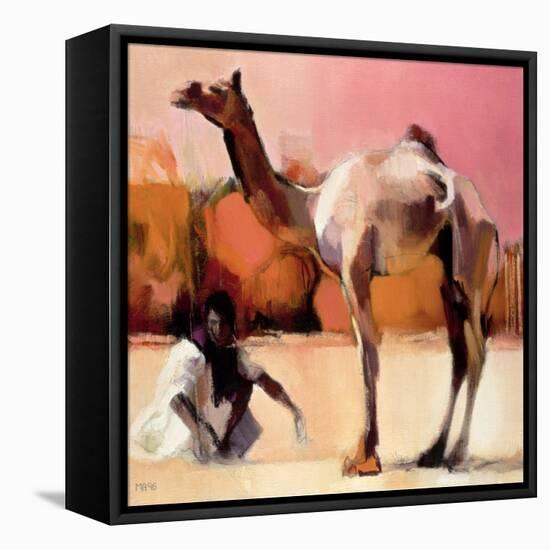 Dsu and Said, Rann of Kutch, 1996-Mark Adlington-Framed Stretched Canvas