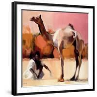 Dsu and Said, Rann of Kutch, 1996-Mark Adlington-Framed Giclee Print