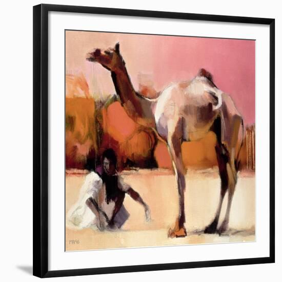 Dsu and Said, Rann of Kutch, 1996-Mark Adlington-Framed Giclee Print