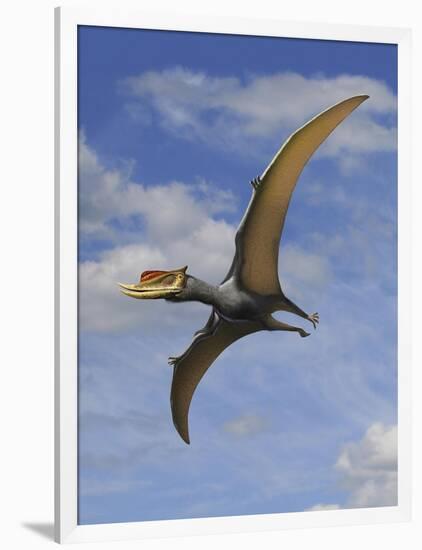 Dsungaripterus Weii, a Pterosaur That from the Early Cretaceous Period-null-Framed Art Print