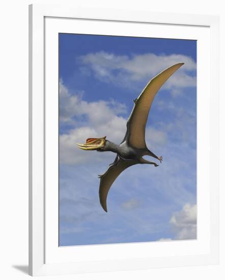 Dsungaripterus Weii, a Pterosaur That from the Early Cretaceous Period-null-Framed Art Print