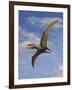 Dsungaripterus Weii, a Pterosaur That from the Early Cretaceous Period-null-Framed Art Print