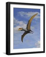 Dsungaripterus Weii, a Pterosaur That from the Early Cretaceous Period-null-Framed Art Print