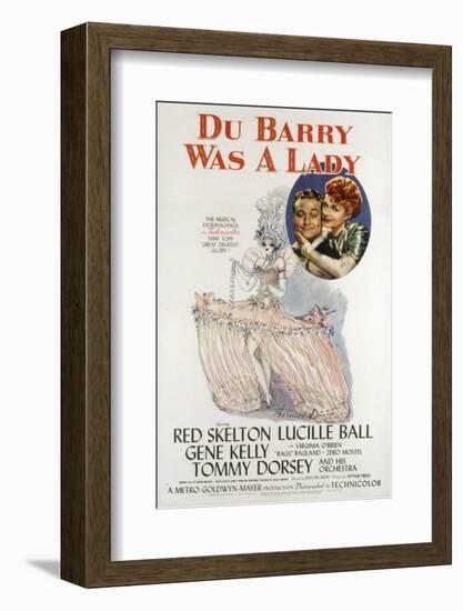 Du Barry Was a Lady, Red Skelton, Lucille Ball, 1943-null-Framed Photo