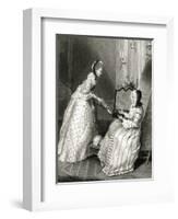 Du Deffand and Choiseul-W. Greatbach-Framed Art Print