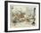 Du Guesclin Gallops Through Town During the Capture of Mantes-Paul de Semant-Framed Art Print