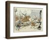 Du Guesclin Gallops Through Town During the Capture of Mantes-Paul de Semant-Framed Art Print