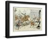 Du Guesclin Gallops Through Town During the Capture of Mantes-Paul de Semant-Framed Art Print