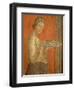 Du triclinium (chambre) de la villa des Mystères à Pompéi. Dionysos enfant-null-Framed Giclee Print