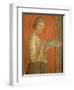 Du triclinium (chambre) de la villa des Mystères à Pompéi. Dionysos enfant-null-Framed Giclee Print