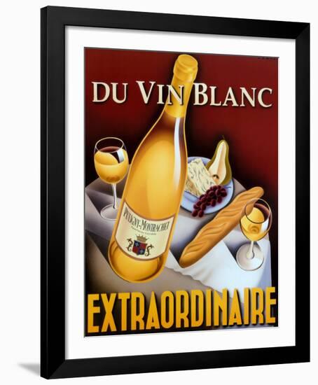 Du Vin Blanc Extraordinaire-Steve Forney-Framed Art Print