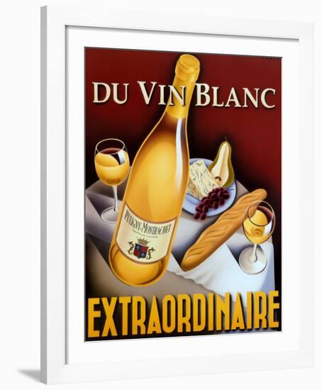 Du Vin Blanc Extraordinaire-Steve Forney-Framed Art Print