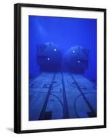 Dual Dry Deck Shelters Mounted to the Deck of Uss Kamehameha-null-Framed Photographic Print