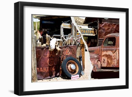 Dual Torn Posters Series - Americana-Philippe Hugonnard-Framed Photographic Print