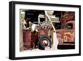 Dual Torn Posters Series - Americana-Philippe Hugonnard-Framed Photographic Print