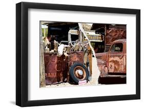 Dual Torn Posters Series - Americana-Philippe Hugonnard-Framed Photographic Print