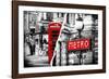 Dual Torn Posters Series - London - Paris-Philippe Hugonnard-Framed Photographic Print