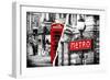 Dual Torn Posters Series - London - Paris-Philippe Hugonnard-Framed Photographic Print