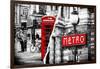 Dual Torn Posters Series - London - Paris-Philippe Hugonnard-Framed Photographic Print