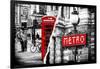 Dual Torn Posters Series - London - Paris-Philippe Hugonnard-Framed Photographic Print