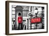 Dual Torn Posters Series - London - Paris-Philippe Hugonnard-Framed Photographic Print