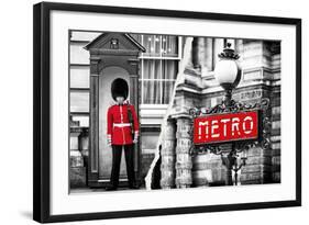 Dual Torn Posters Series - London - Paris-Philippe Hugonnard-Framed Photographic Print
