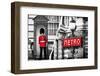 Dual Torn Posters Series - London - Paris-Philippe Hugonnard-Framed Photographic Print