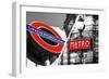 Dual Torn Posters Series - London - Paris-Philippe Hugonnard-Framed Photographic Print