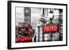 Dual Torn Posters Series - London - Paris-Philippe Hugonnard-Framed Photographic Print