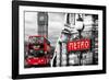 Dual Torn Posters Series - London - Paris-Philippe Hugonnard-Framed Photographic Print