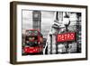 Dual Torn Posters Series - London - Paris-Philippe Hugonnard-Framed Photographic Print