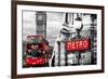 Dual Torn Posters Series - London - Paris-Philippe Hugonnard-Framed Photographic Print