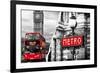 Dual Torn Posters Series - London - Paris-Philippe Hugonnard-Framed Photographic Print