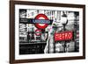 Dual Torn Posters Series - London - Paris-Philippe Hugonnard-Framed Photographic Print