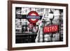 Dual Torn Posters Series - London - Paris-Philippe Hugonnard-Framed Photographic Print