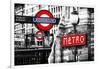 Dual Torn Posters Series - London - Paris-Philippe Hugonnard-Framed Photographic Print