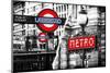 Dual Torn Posters Series - London - Paris-Philippe Hugonnard-Mounted Photographic Print