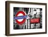 Dual Torn Posters Series - London - Paris-Philippe Hugonnard-Framed Photographic Print