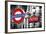 Dual Torn Posters Series - London - Paris-Philippe Hugonnard-Framed Photographic Print