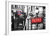 Dual Torn Posters Series - London - Paris-Philippe Hugonnard-Framed Photographic Print