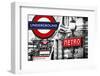 Dual Torn Posters Series - London - Paris-Philippe Hugonnard-Framed Photographic Print