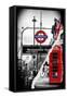 Dual Torn Posters Series - London-Philippe Hugonnard-Framed Stretched Canvas