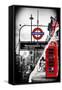 Dual Torn Posters Series - London-Philippe Hugonnard-Framed Stretched Canvas