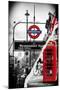 Dual Torn Posters Series - London-Philippe Hugonnard-Mounted Photographic Print