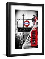 Dual Torn Posters Series - London-Philippe Hugonnard-Framed Photographic Print